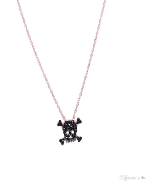 factory whole drop stock pave black cubic zirconia rose gold 925 sterling silver ladies women skull necklace1846034
factory whole drop stock pave black cubic zirconia rose gold 925 sterling silver ladies women skull necklace1846034