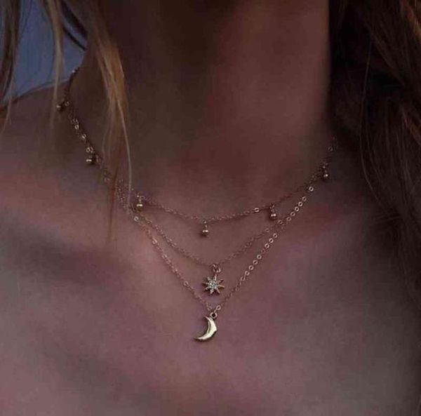 boho jewelry multi layer beads choker necklaces for women moon fashion pendant vintage collier choker necklace gifts y2207425610, Silver
boho jewelry multi layer beads choker necklaces for women moon fashion pendant vintage collier choker necklace gifts y2207425610, Silver
