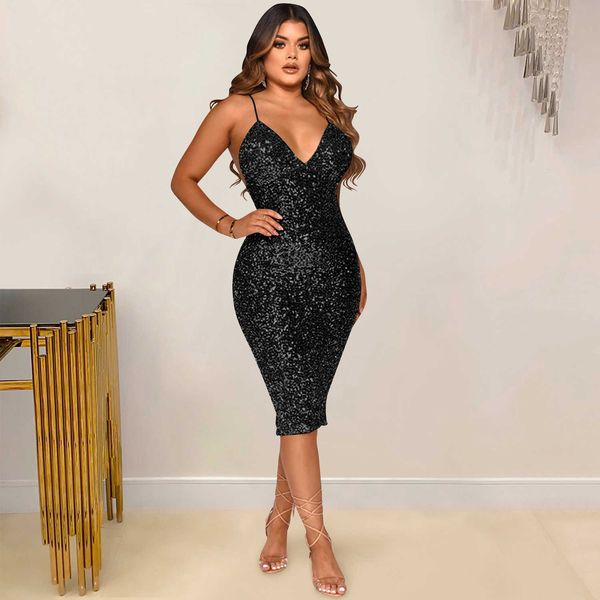 2022 summer clubs strap midi sleeveless one piece casual hollow out bodycon bandage dress, White;black
2022 summer clubs strap midi sleeveless one piece casual hollow out bodycon bandage dress, White;black