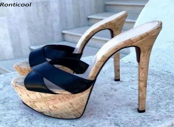 rontic handmade women mules sandals slippers cork stiletto heels open toe elegant black casual shoes us size 5208083347
rontic handmade women mules sandals slippers cork stiletto heels open toe elegant black casual shoes us size 5208083347