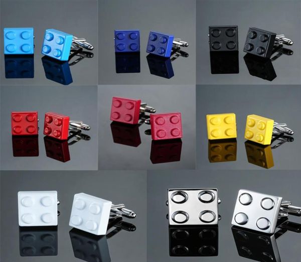 hyx men cufflinks muticolor bricks design blue red black 8 colors option copper novelty cuff links wholeretail9451605, Silver;golden
hyx men cufflinks muticolor bricks design blue red black 8 colors option copper novelty cuff links wholeretail9451605, Silver;golden