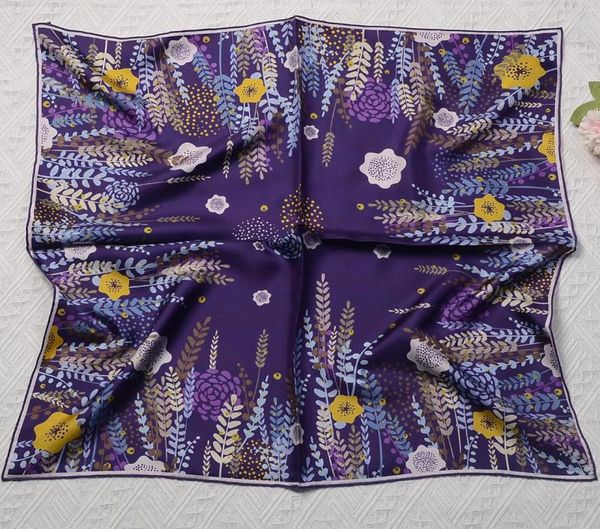 scarves 70cm purple lavender 100 silk scarf women square brand shawl fashion hijab bandana foulard hand rolled edges neckerchief1751176, Blue;gray
scarves 70cm purple lavender 100 silk scarf women square brand shawl fashion hijab bandana foulard hand rolled edges neckerchief1751176, Blue;gray