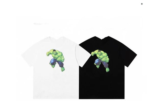 men tshirts fashion designers t shirt luxury green giant printed short sleeved t-shirt for men and women loose fitting pure cotton half slee, White;black
men tshirts fashion designers t shirt luxury green giant printed short sleeved t-shirt for men and women loose fitting pure cotton half slee, White;black