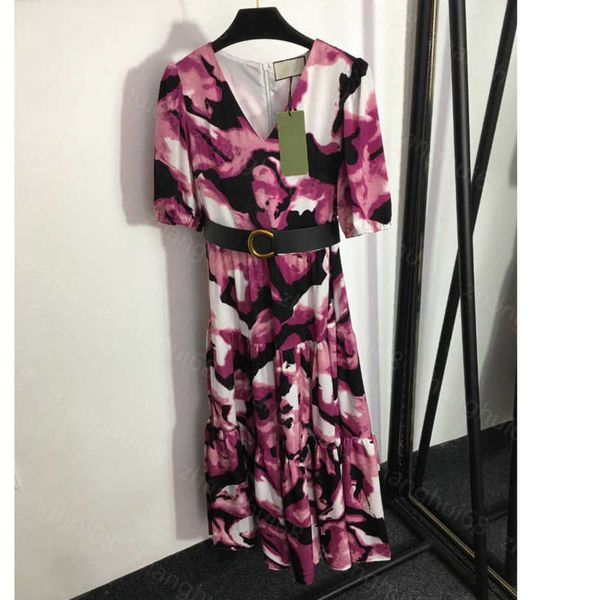 23ss womens designer clothing women dresses summer dress temperament dizzy print belt tucked waist v-neck short-sleeved dress long skirt wom, Black;gray
23ss womens designer clothing women dresses summer dress temperament dizzy print belt tucked waist v-neck short-sleeved dress long skirt wom, Black;gray