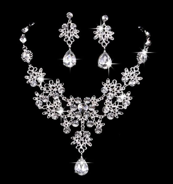 6 colors women bling crystal bridal jewelry set silver diamond wedding statement necklace dangle earrings for bride bridesmaids ac9699414, Slivery;golden
6 colors women bling crystal bridal jewelry set silver diamond wedding statement necklace dangle earrings for bride bridesmaids ac9699414, Slivery;golden
