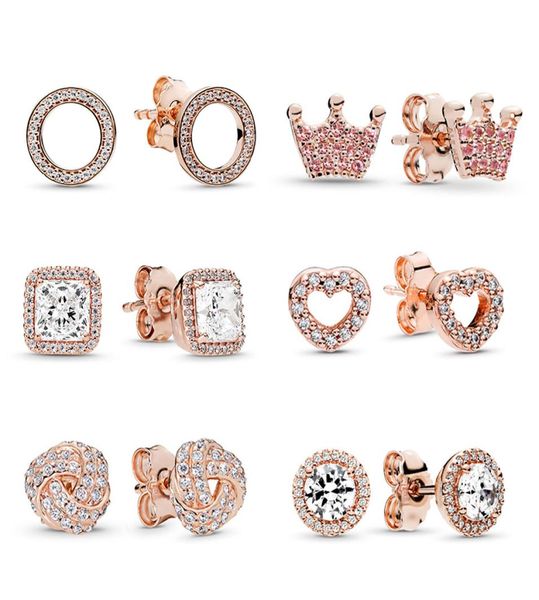 popular 925 sterling silver rose gold stud earrings women crown love round earring jewelry pandora women039s jewel4330178, Golden;silver
popular 925 sterling silver rose gold stud earrings women crown love round earring jewelry pandora women039s jewel4330178, Golden;silver