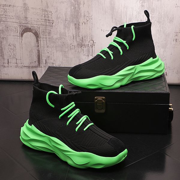 new socks sneakers men knit upper breathable sport shoes sock boots man shoes high running shoes for men zapatillas, Black
new socks sneakers men knit upper breathable sport shoes sock boots man shoes high running shoes for men zapatillas, Black