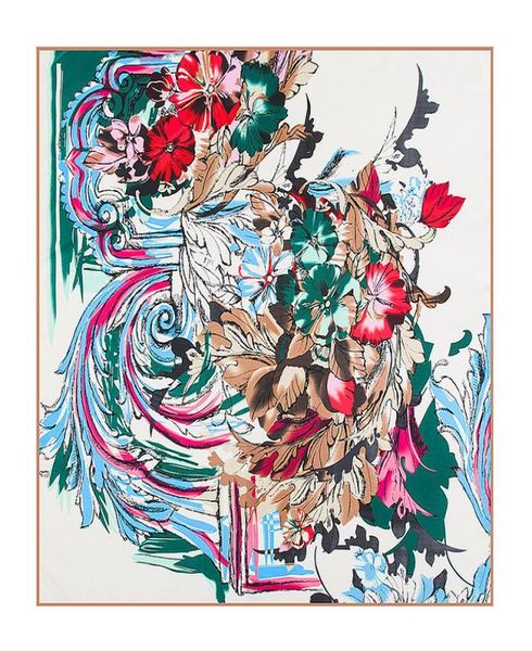 100cm women square scarf silk print foulard abstract florals pattern wrap new 36159274449, Blue;gray
100cm women square scarf silk print foulard abstract florals pattern wrap new 36159274449, Blue;gray