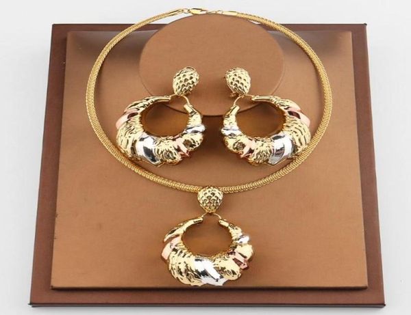 earrings necklace gold plated jewelry set for women dubai choker africa fashion italian pendant bridal wedding party gifts2302258, Silver
earrings necklace gold plated jewelry set for women dubai choker africa fashion italian pendant bridal wedding party gifts2302258, Silver