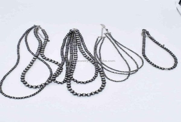 handmade navajo pearls 4mm 6mm 8mm beads layers choker necklace7366716, Silver
handmade navajo pearls 4mm 6mm 8mm beads layers choker necklace7366716, Silver