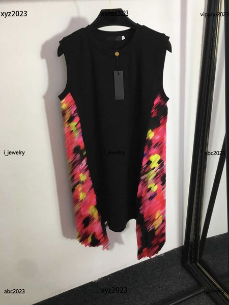 designer skirt sleeveless design dresses for woman size s-l letter printed pleated patchwork hem tank dress may25, Black;gray
designer skirt sleeveless design dresses for woman size s-l letter printed pleated patchwork hem tank dress may25, Black;gray