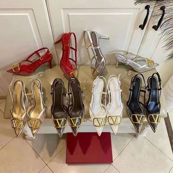 designer dress shoes high heels designer sandals with pointed toe and back straps high heels fashionable and versatile slimming and shallow, Black
designer dress shoes high heels designer sandals with pointed toe and back straps high heels fashionable and versatile slimming and shallow, Black