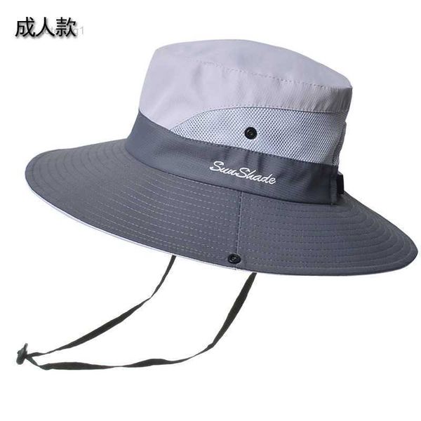 outdoor mountaineering hat summer women's sunshade cowboy hats horsetail hole fisherman sunscreen sun breathable parent-child style cap, Blue;gray
outdoor mountaineering hat summer women's sunshade cowboy hats horsetail hole fisherman sunscreen sun breathable parent-child style cap, Blue;gray