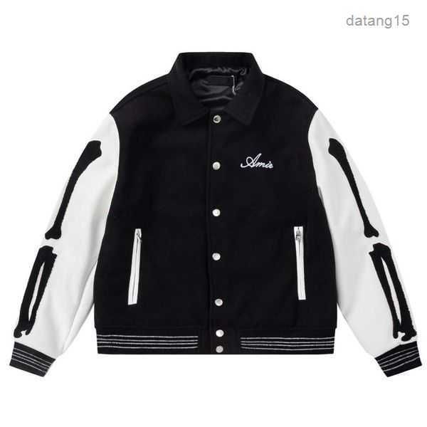 men's jackets skeleton bone towel embroidered letter jacket mens street wear wool blend baseball windproof coat 2 wy93, Black;brown
men's jackets skeleton bone towel embroidered letter jacket mens street wear wool blend baseball windproof coat 2 wy93, Black;brown