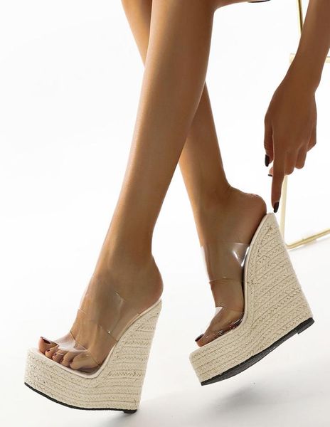 sandals crystal pvc jelly sandal women transparent shoes plus size female platform wedges high heels chaussure femme7346123, Black
sandals crystal pvc jelly sandal women transparent shoes plus size female platform wedges high heels chaussure femme7346123, Black