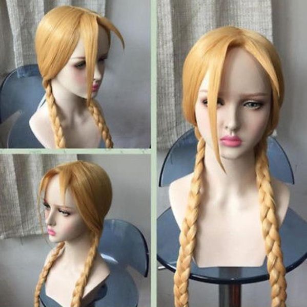 street fighter cammy cosplay anime wig0123456789107383555, Black;brown 
street fighter cammy cosplay anime wig0123456789107383555, Black;brown