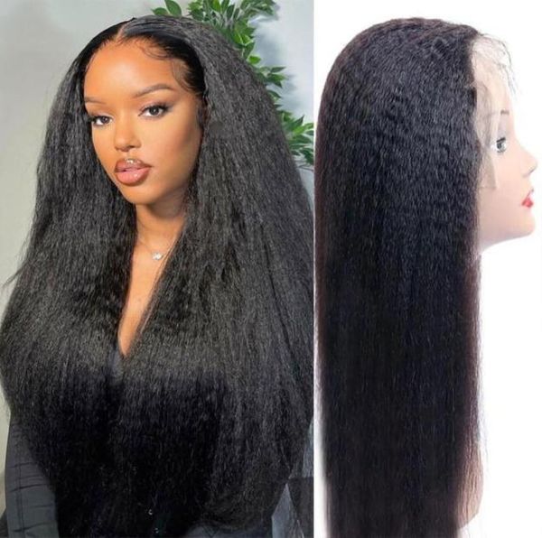 brazilian human hair 13x4 transparent lace frontal wigs kinky straight 180 density7414221, Black;brown
brazilian human hair 13x4 transparent lace frontal wigs kinky straight 180 density7414221, Black;brown