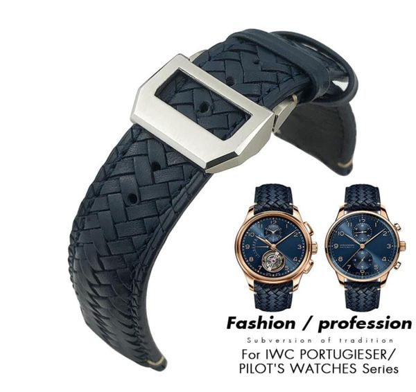 20mm 21mm 22mm curved end woven genuine leather watch band cowhide strap fit for iwc portugieser pilot039s watches iw394005 iw39831679, Black;brown
20mm 21mm 22mm curved end woven genuine leather watch band cowhide strap fit for iwc portugieser pilot039s watches iw394005 iw39831679, Black;brown