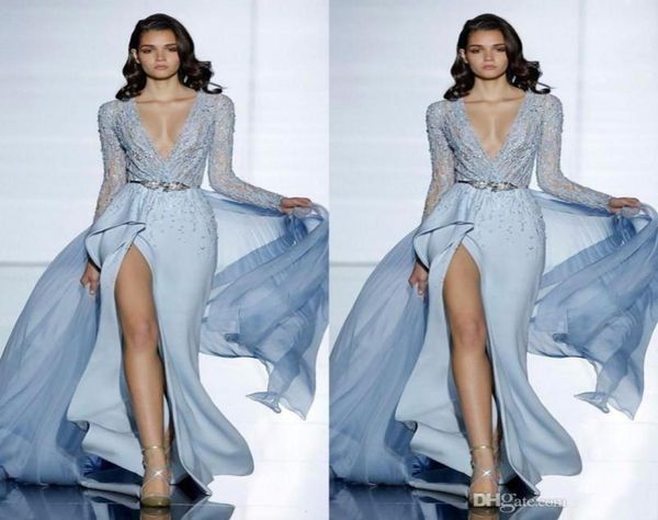 2020 new zuhair murad mermaid evening dresses with long sleeves formal prom dress crystals blue high split celebrity gowns 394188932, Black;red
2020 new zuhair murad mermaid evening dresses with long sleeves formal prom dress crystals blue high split celebrity gowns 394188932, Black;red