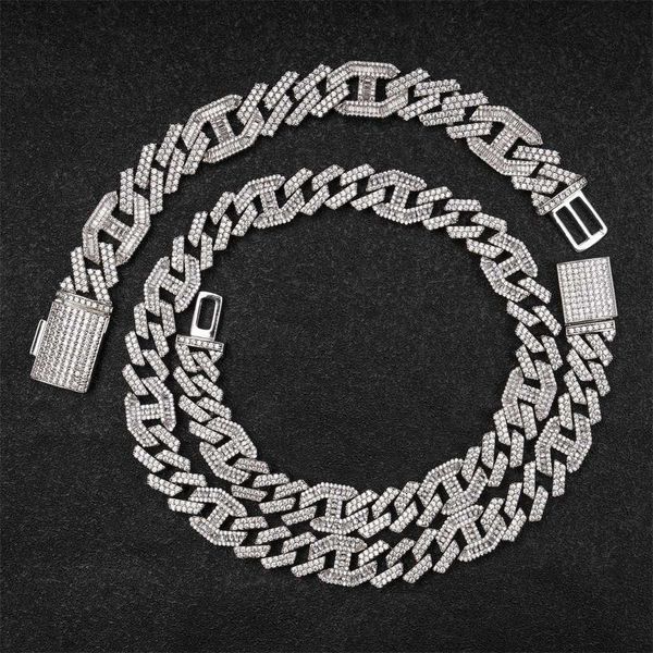 jewelry designer new design fashion 16mm width iced out buss down hip hop 18k gold filled moissante wholesale cuban link chain, Silver
jewelry designer new design fashion 16mm width iced out buss down hip hop 18k gold filled moissante wholesale cuban link chain, Silver