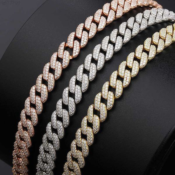 hip hop s925 silver full diamond cuban zircon bracelet double row european and american men's fashion, Black
hip hop s925 silver full diamond cuban zircon bracelet double row european and american men's fashion, Black