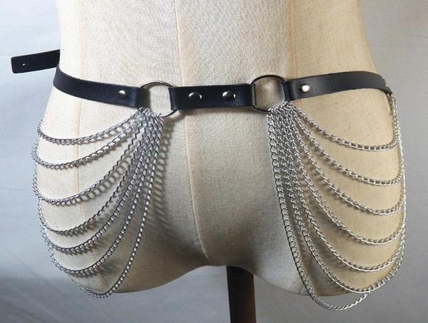2021 new punk gothic body harness women layered chain belt black leather waist accessories raver dance jewelry7371515, Black;brown
2021 new punk gothic body harness women layered chain belt black leather waist accessories raver dance jewelry7371515, Black;brown