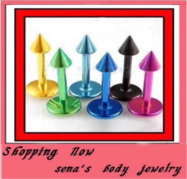wholes 100pcslot mix 8 colors 316l anodied body jewelry lip piercing cone labret6440045, Black
wholes 100pcslot mix 8 colors 316l anodied body jewelry lip piercing cone labret6440045, Black
