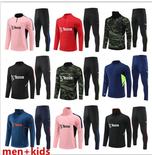 tracksuits man utd kids long sleeve pull zipper training suit men lyonnais l.paqueta ol aouar football training kit jogging sets 21/22/23/24, Black
tracksuits man utd kids long sleeve pull zipper training suit men lyonnais l.paqueta ol aouar football training kit jogging sets 21/22/23/24, Black