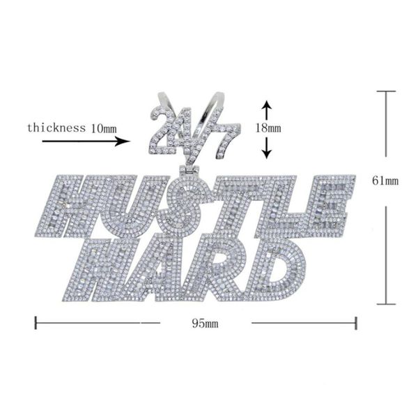 custom name necklace hustle hard letter with rope chain iced out bling 5a cubic zirconia cz paved fashion hiphop rock jewelry608698931304, Silver
custom name necklace hustle hard letter with rope chain iced out bling 5a cubic zirconia cz paved fashion hiphop rock jewelry608698931304, Silver