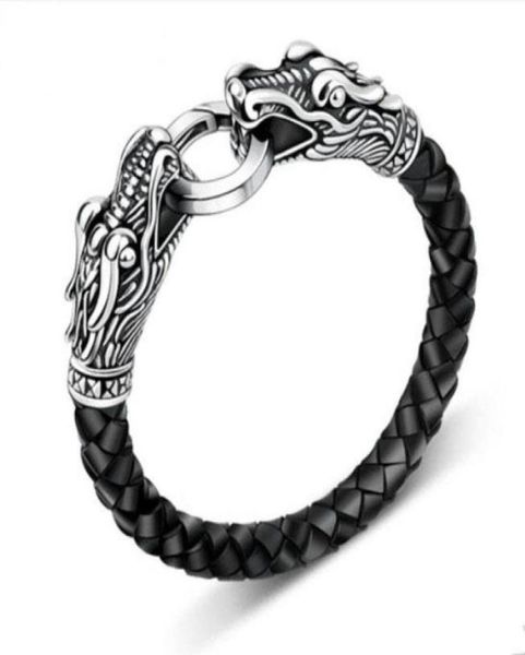 leather tibetan silver men bracelet titanium fashion male vintage accessories parataxis dragon bracelet men jewelry sl09086442113178736, Golden;silver
leather tibetan silver men bracelet titanium fashion male vintage accessories parataxis dragon bracelet men jewelry sl09086442113178736, Golden;silver