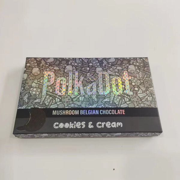 new polkadot chocolate bar packaging box magic mushroom 4g packaging main box wave dot bag holographic stickers full pack new 20 flavors siz
new polkadot chocolate bar packaging box magic mushroom 4g packaging main box wave dot bag holographic stickers full pack new 20 flavors siz