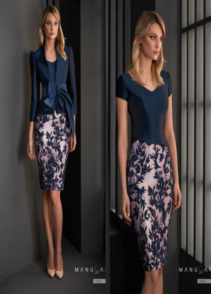 navy mother of the bride dresses with jacket satin appliqued v neck knee length wedding guest dress cap sleeve plus size evening g7202568, Black;red
navy mother of the bride dresses with jacket satin appliqued v neck knee length wedding guest dress cap sleeve plus size evening g7202568, Black;red