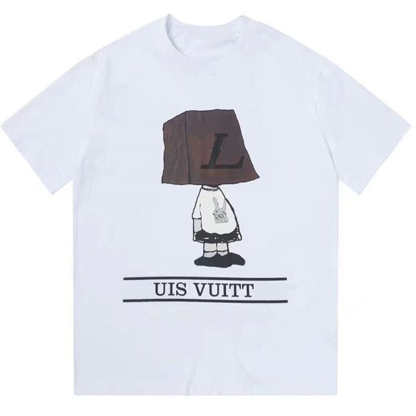 23ss mens t shirt designer t shirt mens tees pure cotton breathable and comfortable versatile trend retro couple's same clothing, White;black
23ss mens t shirt designer t shirt mens tees pure cotton breathable and comfortable versatile trend retro couple's same clothing, White;black