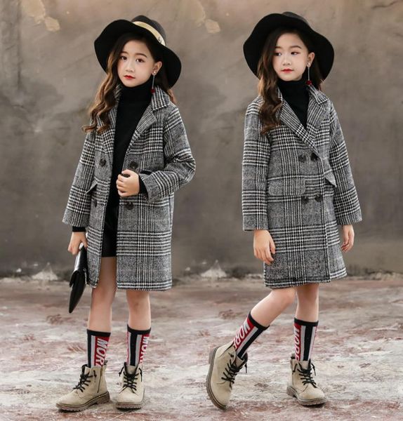 girls coat autumn winter korean big children039s woolen coat pocket version gray plaid houndstooth outerwear clothes lj201125 86544269, Blue;gray
girls coat autumn winter korean big children039s woolen coat pocket version gray plaid houndstooth outerwear clothes lj201125 86544269, Blue;gray