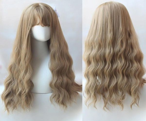 long corn wavycurly full wig womens light blonde anime hair cosplay costume2127602, Black;brown
long corn wavycurly full wig womens light blonde anime hair cosplay costume2127602, Black;brown