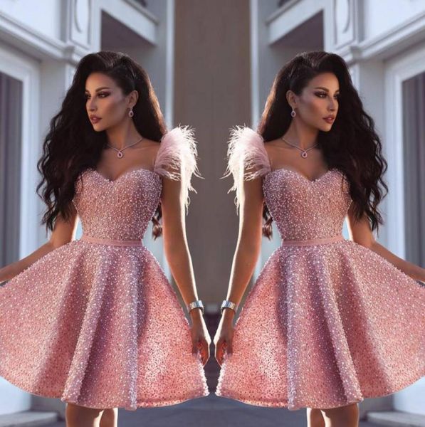 2019 major beaded pink short cocktail dresses pearls mini skirts sweetheart neck homecoming party dresses8388745, Black
2019 major beaded pink short cocktail dresses pearls mini skirts sweetheart neck homecoming party dresses8388745, Black