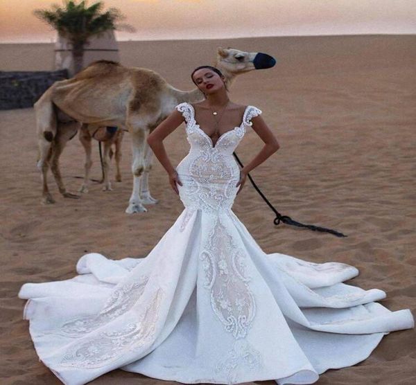 2020 mermaid wedding dresses petticoats applique v neck lace bridal gowns beach sweep train backless wedding dress custom made md11537128, White
2020 mermaid wedding dresses petticoats applique v neck lace bridal gowns beach sweep train backless wedding dress custom made md11537128, White