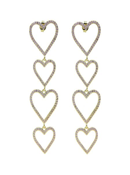 blue pink white 3 colors cubic zirconia hollow heart charm 4pcs gold colorful heart dangle dangling long earring3555987, Golden;silver
blue pink white 3 colors cubic zirconia hollow heart charm 4pcs gold colorful heart dangle dangling long earring3555987, Golden;silver