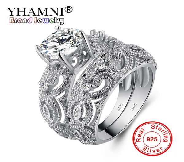 yhamni new 2pcs hollow love heart flower ring 100 925 sterling silver engagement wedding ring set jewelry for women lra02664443657, Slivery;golden
yhamni new 2pcs hollow love heart flower ring 100 925 sterling silver engagement wedding ring set jewelry for women lra02664443657, Slivery;golden