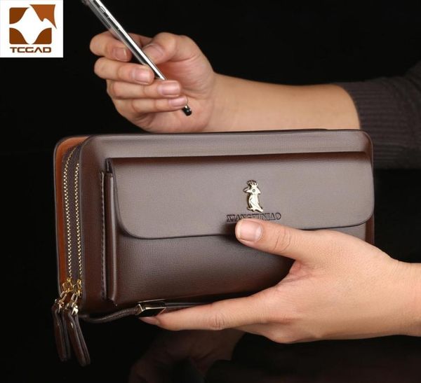 double zipper men039s wallets clutch bag leather wallet organizer big capacity passport cover male portefeuille homme6551355, Red;black
double zipper men039s wallets clutch bag leather wallet organizer big capacity passport cover male portefeuille homme6551355, Red;black