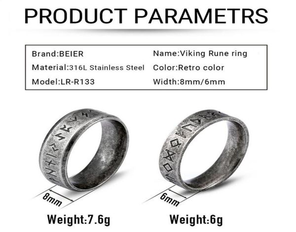 316l stainless steel men ring fashion words retro rings jewelry lrr1332177042, Silver
316l stainless steel men ring fashion words retro rings jewelry lrr1332177042, Silver