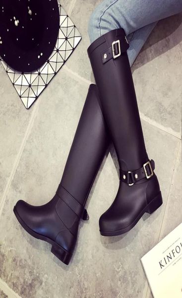 fashionable rubber bot women039s rain boots red zipper behind high buckles wellies galoshes horse riding boots5486995, Black
fashionable rubber bot women039s rain boots red zipper behind high buckles wellies galoshes horse riding boots5486995, Black