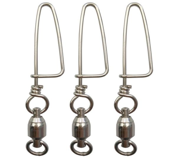 20pcs silver stainless steel ball bearing fishing swivel with coastlock snap all size hard fishing lures connector9108911
20pcs silver stainless steel ball bearing fishing swivel with coastlock snap all size hard fishing lures connector9108911