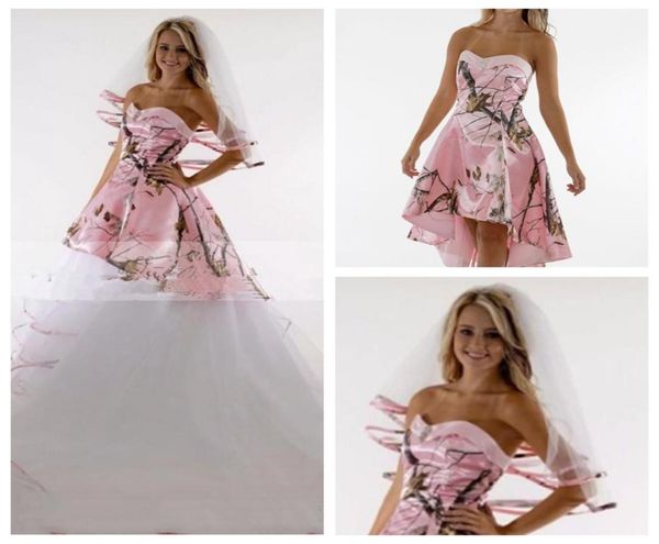 2018 sweetheart pink camo wedding dresses tulle skirt tiered bridal gowns lace up back two piece formal real tree wedding wear che2641332, White
2018 sweetheart pink camo wedding dresses tulle skirt tiered bridal gowns lace up back two piece formal real tree wedding wear che2641332, White