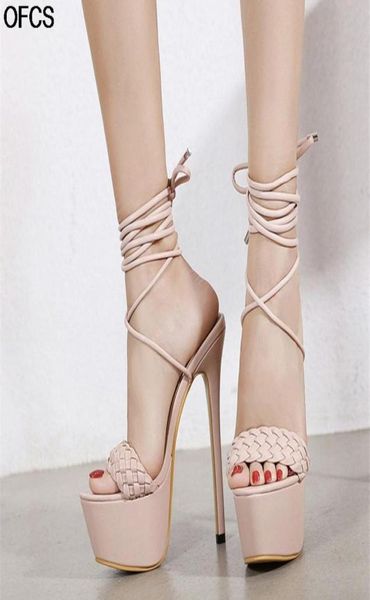 new ankle strap sandals summer weave women039s sandals fashion platform wedding heels 17cm shoes high heel stripper shoes women8796927, Black
new ankle strap sandals summer weave women039s sandals fashion platform wedding heels 17cm shoes high heel stripper shoes women8796927, Black