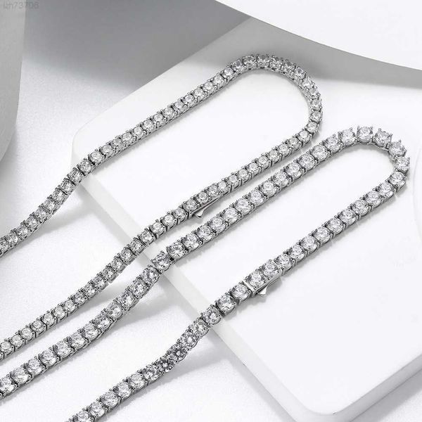 wholesale custom tennis chains s925 silver hiphop 3mm 4mm iced out crystal jewelry women men cubic zirconia necklaces
wholesale custom tennis chains s925 silver hiphop 3mm 4mm iced out crystal jewelry women men cubic zirconia necklaces