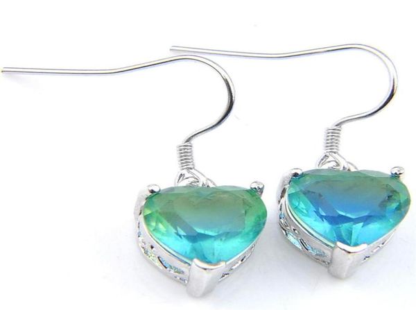 luckyshine whole 6 pairs heartshaped bi colored tourmaline zircon earring silver plated for women dangle earrings hooks jewelry n7201949
luckyshine whole 6 pairs heartshaped bi colored tourmaline zircon earring silver plated for women dangle earrings hooks jewelry n7201949