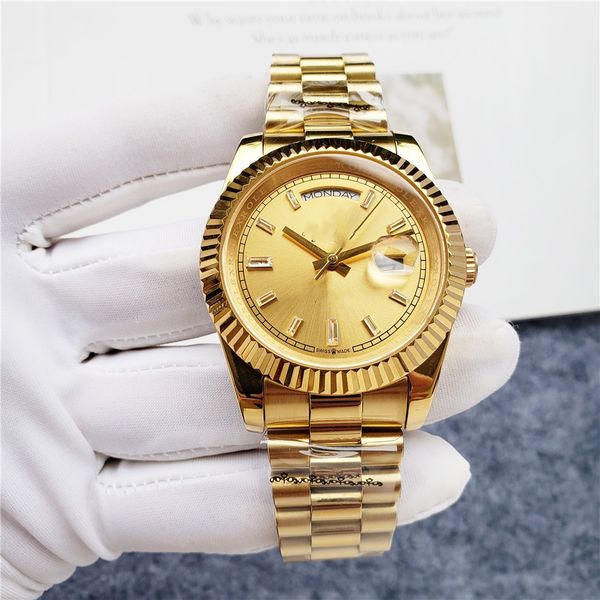 luxury luxury watch full gold men's automatic double calendar watch advanced stainless steel steel band watch, Slivery;golden
luxury luxury watch full gold men's automatic double calendar watch advanced stainless steel steel band watch, Slivery;golden