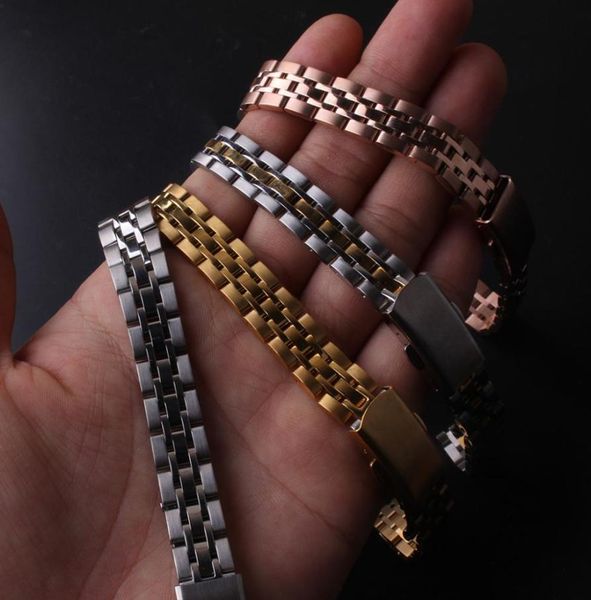 stainless steel watchband mini width 10mm 12mm 14mm16mm rose gold silver gold watch band straps bracelets fold clasps deployment c1010647, Black;brown
stainless steel watchband mini width 10mm 12mm 14mm16mm rose gold silver gold watch band straps bracelets fold clasps deployment c1010647, Black;brown