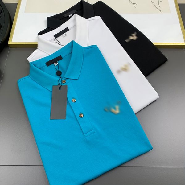 men polo shirt t-shirt summer casual large v water brick metal brooch medusa pattern pure cotton bead ground cotton fabric stand-up collar s, Black;brown
men polo shirt t-shirt summer casual large v water brick metal brooch medusa pattern pure cotton bead ground cotton fabric stand-up collar s, Black;brown
